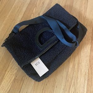 NWT BÉIS Messenger Tote in Black